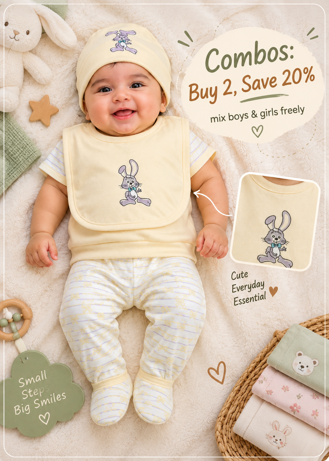 Combos Buy 2, Save 20% — mix boys & girls freely