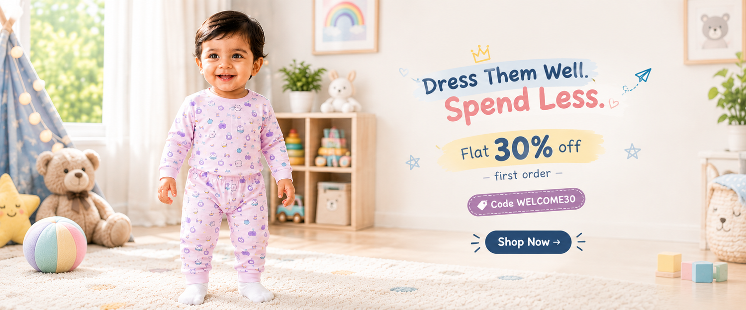 Dress Them Well. Spend Less. — Flat 30% off first order  Code WELCOME30