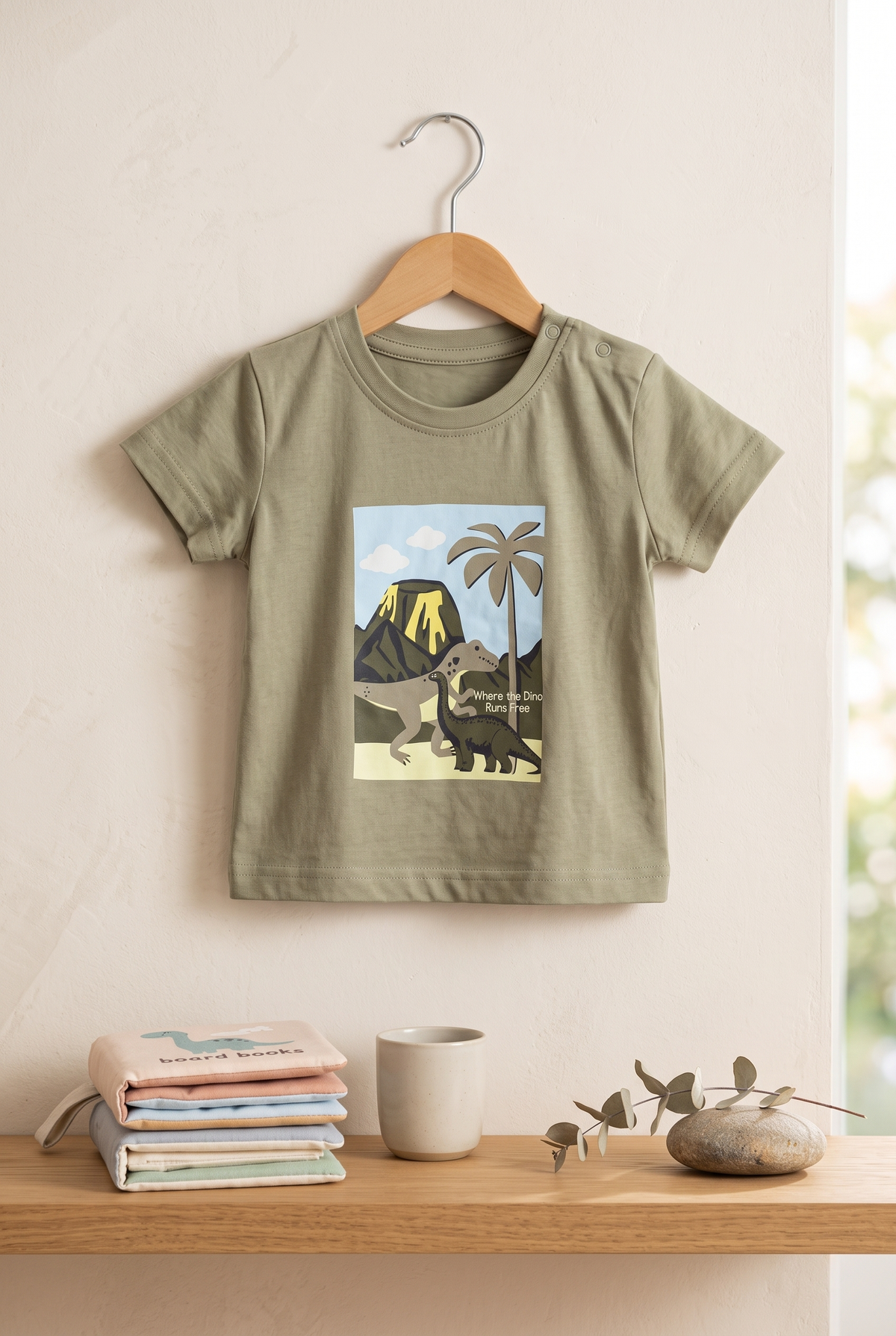 Yokidz Boys Dinosaur Printed T-Shirt