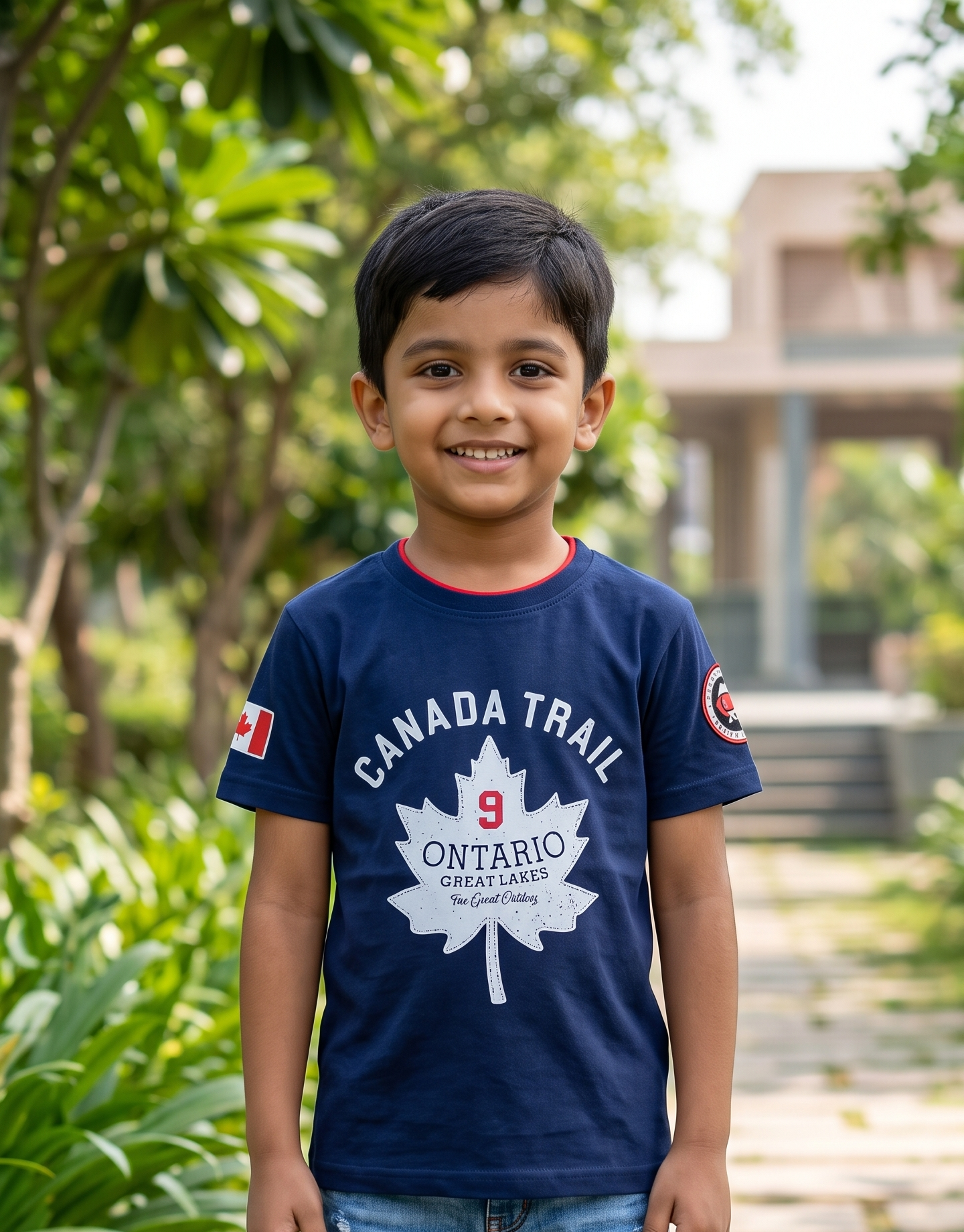 Yokidz Boys Fresh West Canada Trail T-Shirt