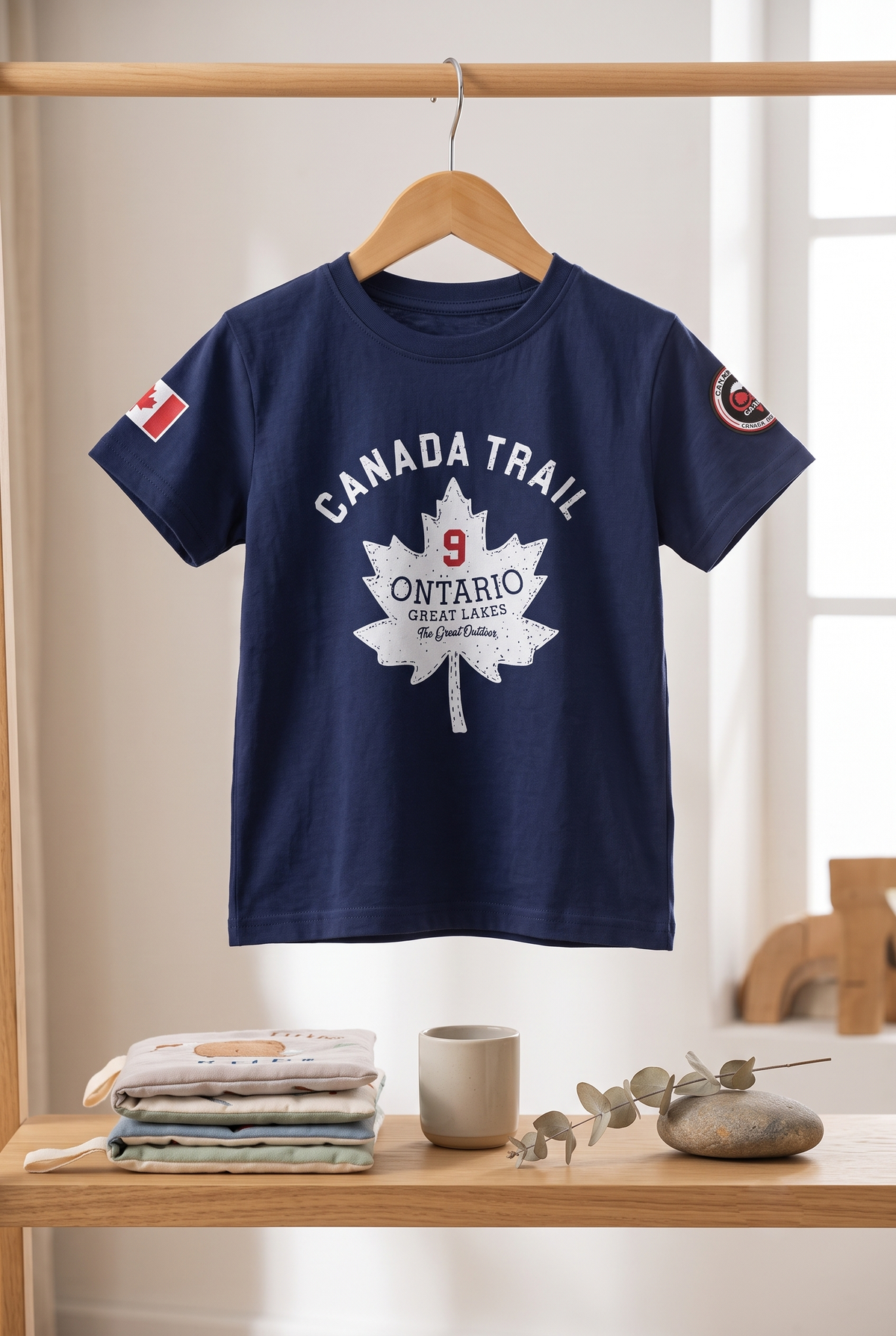 Yokidz Boys Fresh West Canada Trail T-Shirt