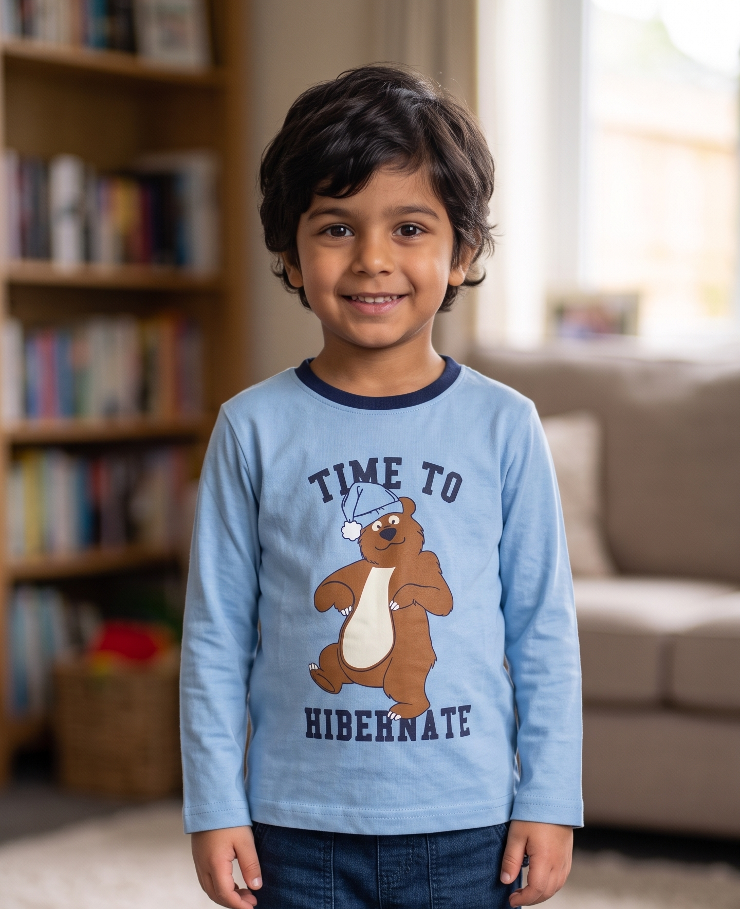Yokidz Boys Fresh West Time To Hibernate T-Shirt