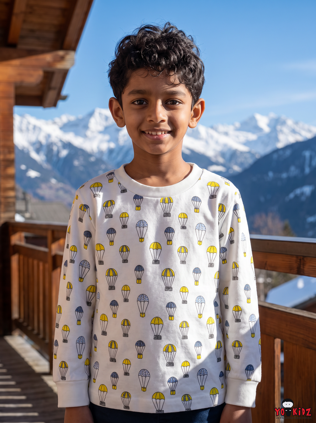 Yokidz Boys Parachute Printed T-Shirt