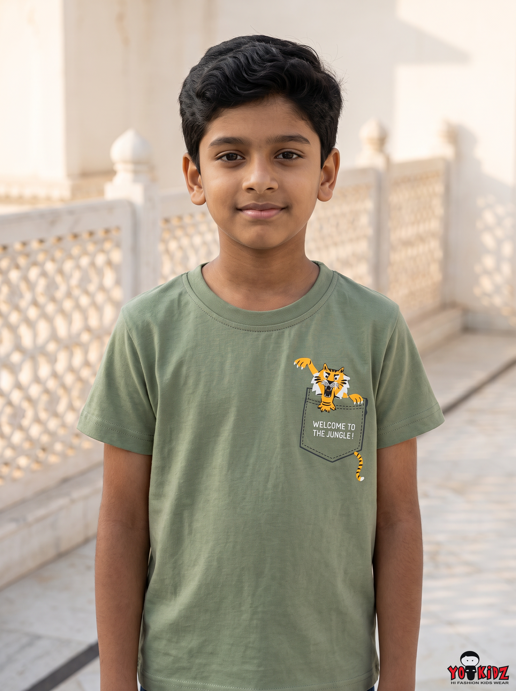 Yokidz Boys Welcome to the Jungle Printed T-Shirt