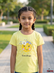 Yokidz Girls Sunshine Printed T-Shirt