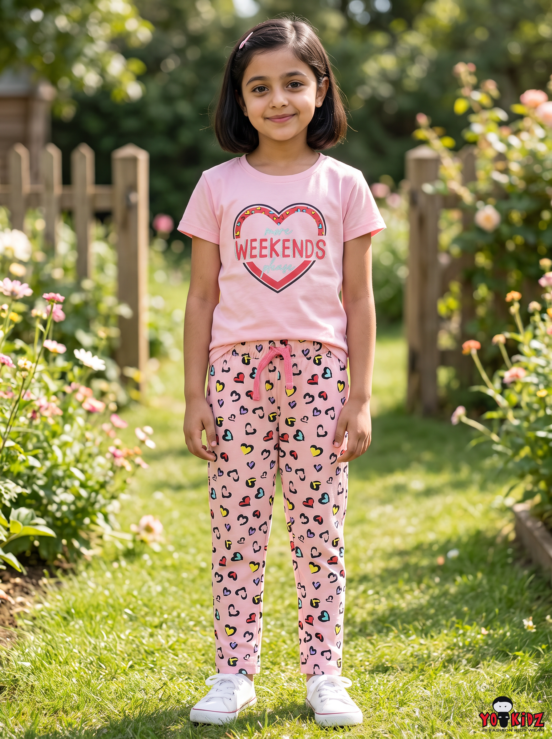 Yokidz Girls Weekends Printed Pjyama Sets - B2B
