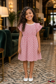 Yokidz Girls Dot Printed Dress