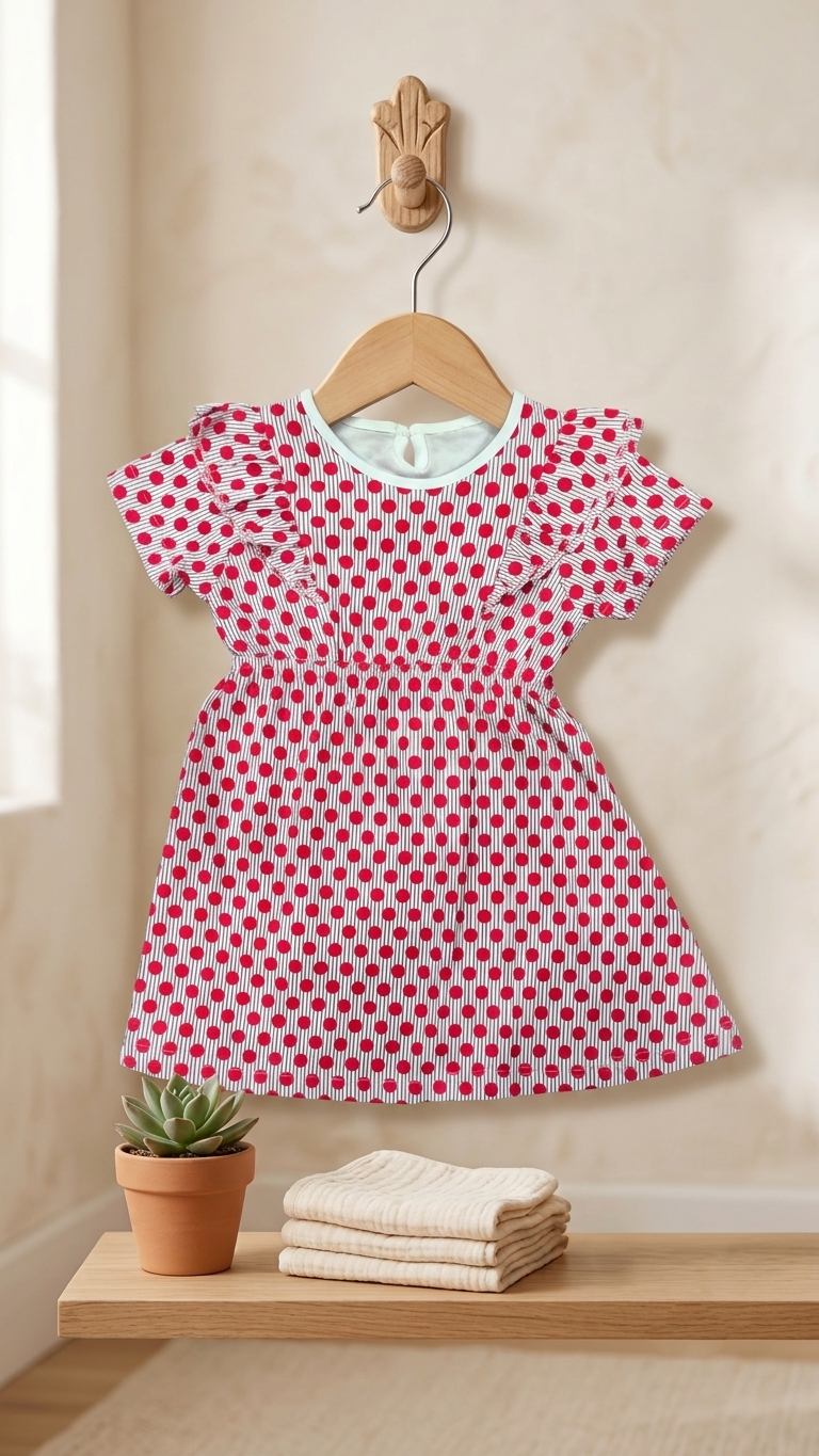 Yokidz Girls Dot Printed Dress 2