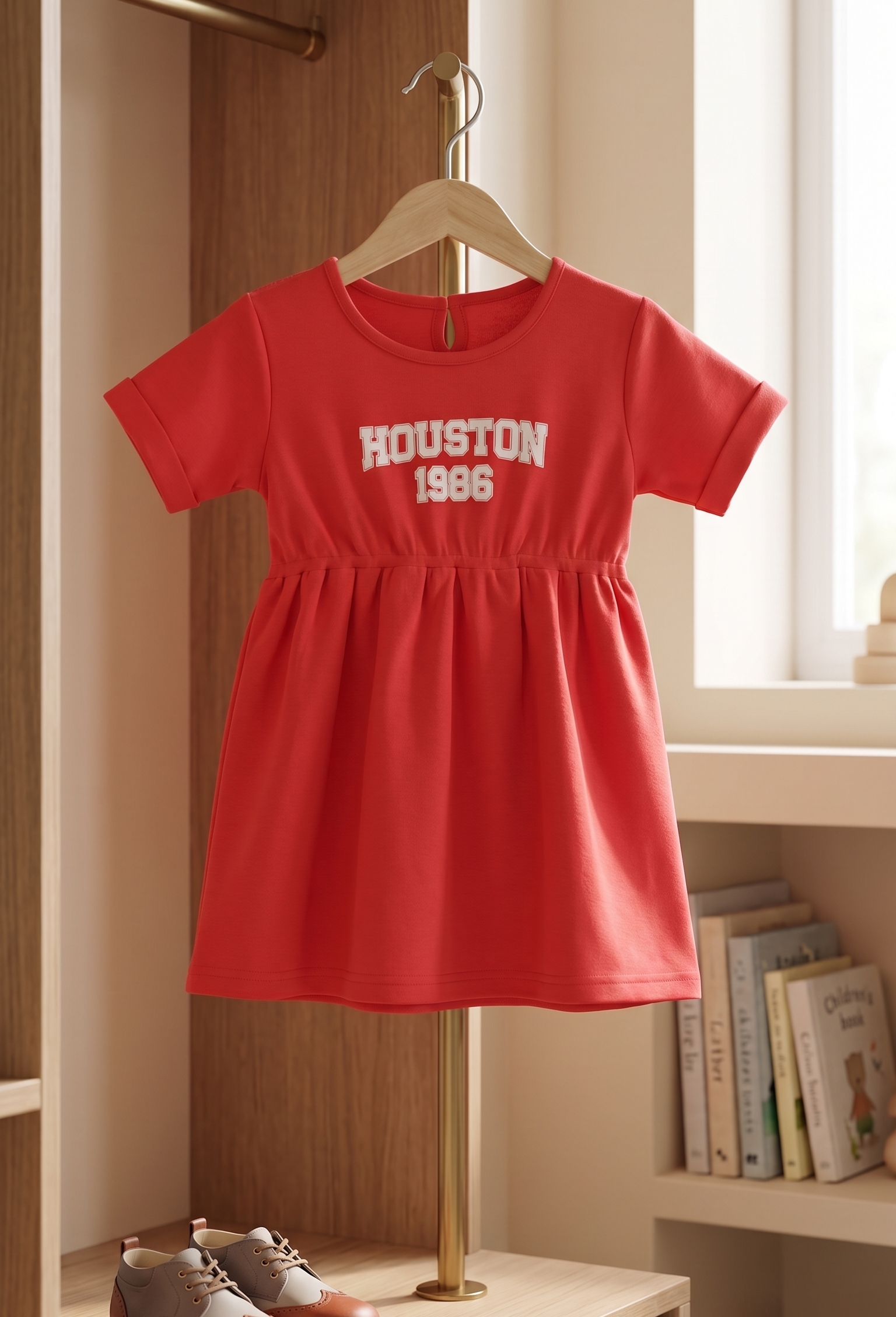 Yokidz Girls Houston Chest Print Dress