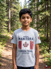 Yokidz Boys Fresh West North Manitoba Canada Trail T-Shirt